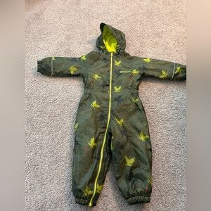 Regatta Boys One Piece Ski/Snow Suit w Dragons Full Zip Hood Fleece

Size 18/24M